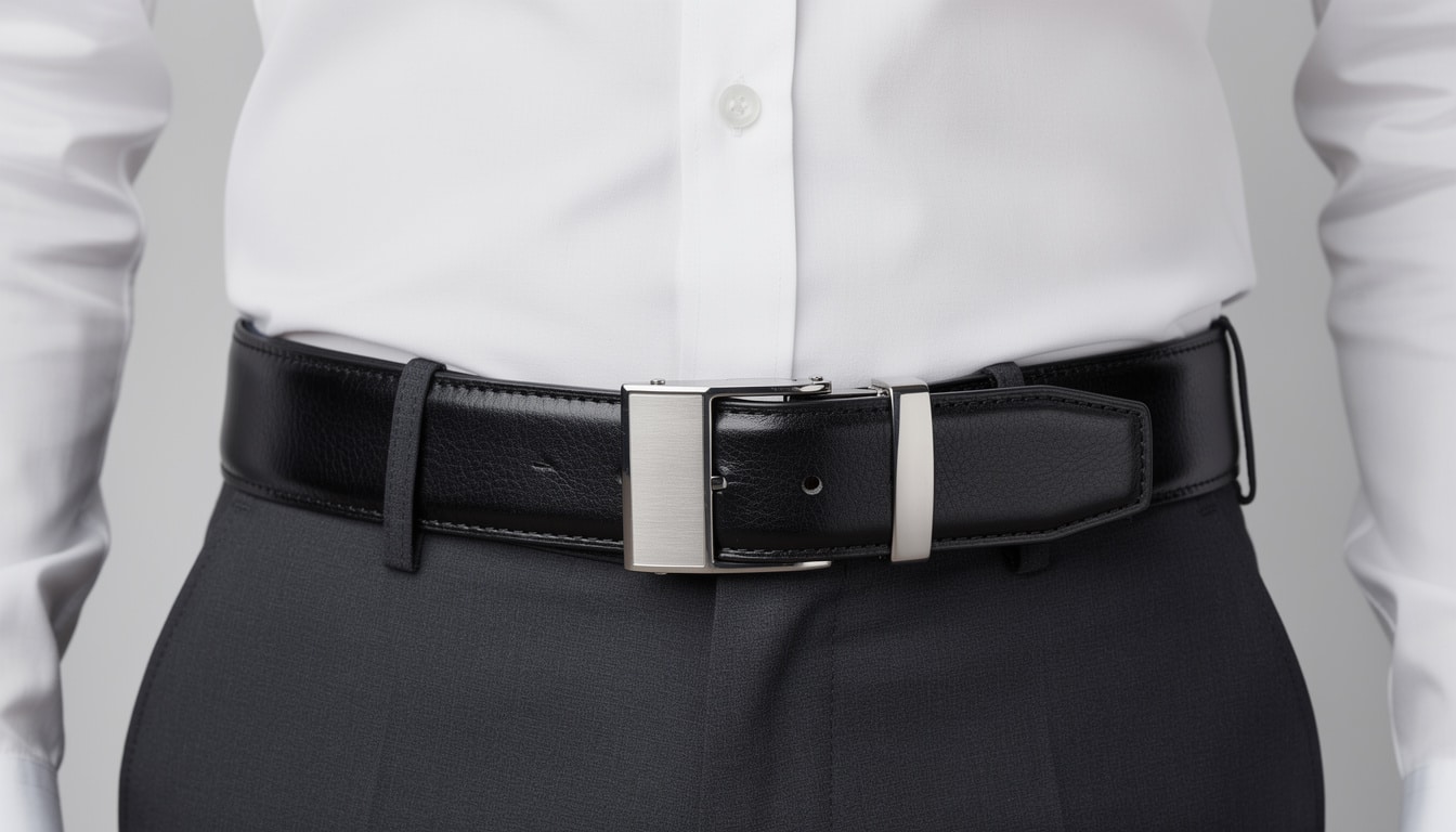 découvrez la ceinture à boucle automatique sans trous, l'accessoire incontournable pour un maintien parfait et un confort optimal au quotidien.