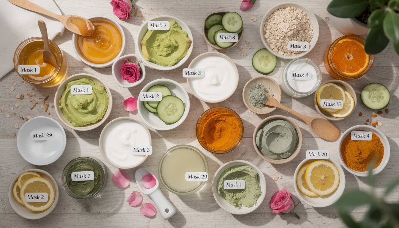 découvrez les meilleures 29 recettes de masque visage maison faciles à réaliser pour une peau éclatante et nourrie naturellement. essayez-les absolument dès aujourd'hui !