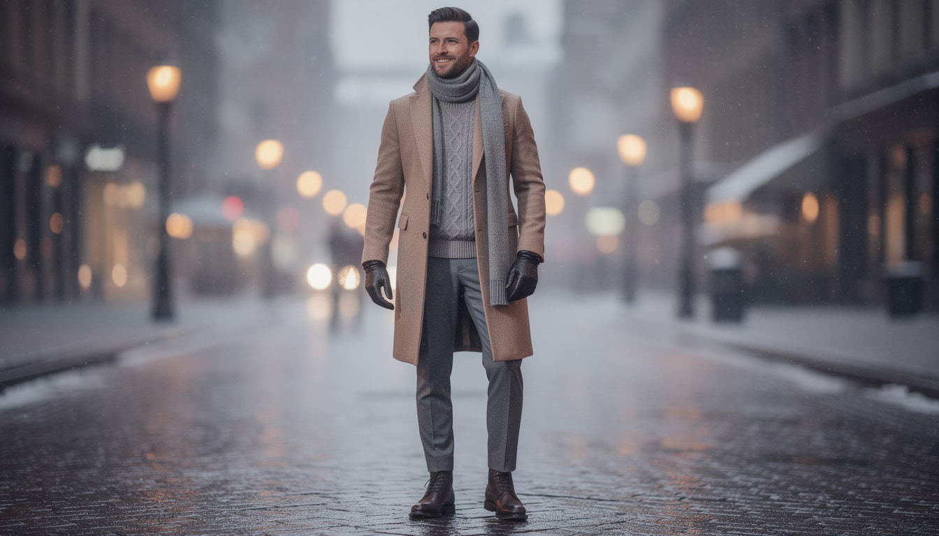 découvrez comment rester au chaud tout en gardant du style cet hiver grâce à notre sélection de vêtements pour homme alliant confort et élégance.