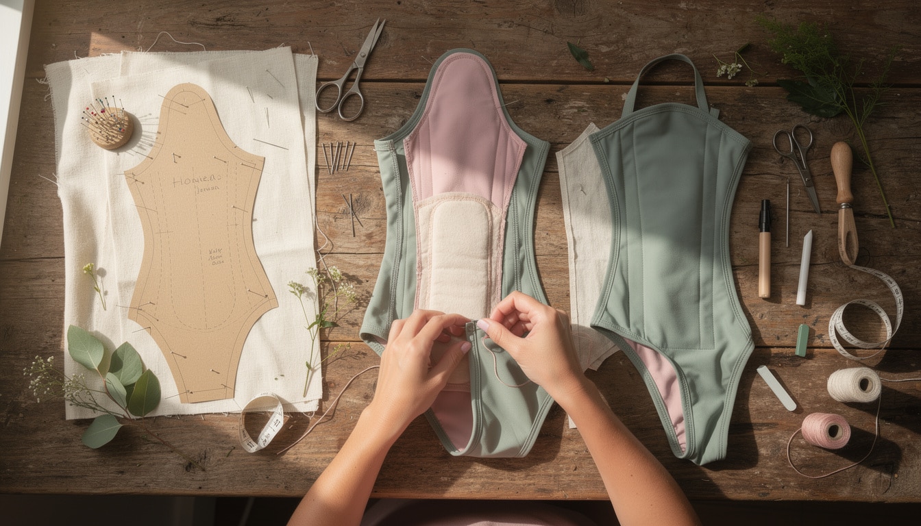 découvrez notre guide complet pour fabriquer un maillot de bain menstruel confortable et écologique, alliant confort, sécurité et respect de l'environnement.