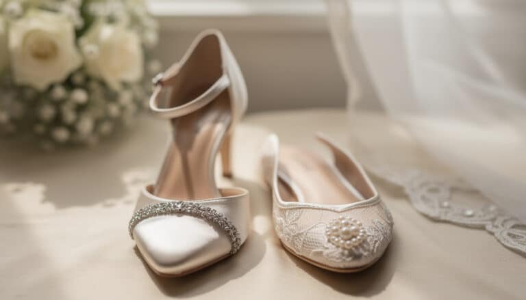 découvrez les avantages des talons hauts et des chaussures plates pour votre mariage et choisissez le style qui vous convient le mieux pour être à la fois élégante et confortable le jour j.