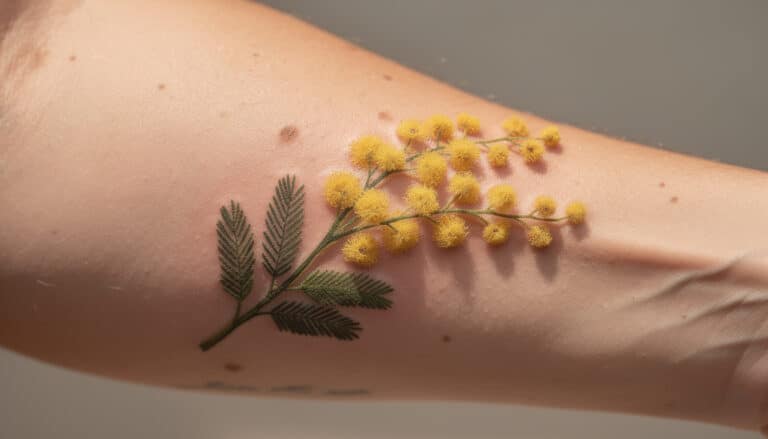 découvrez la signification des tatouages mimosa et les émotions profondes que ce symbole floral transmet, alliant délicatesse et expression personnelle.