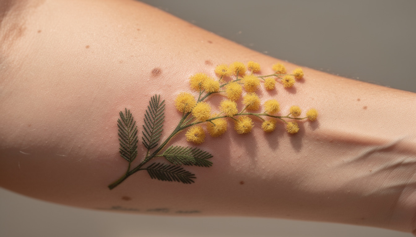 découvrez la signification des tatouages mimosa et les émotions profondes que ce symbole floral transmet, alliant délicatesse et expression personnelle.